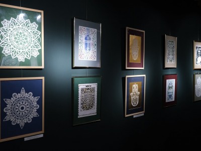 Vernissage of the exhibition ”Jewish Paper Cutting – Spirituality Hidden in the Material of Paper” 05.07.2024-s_016.jpg